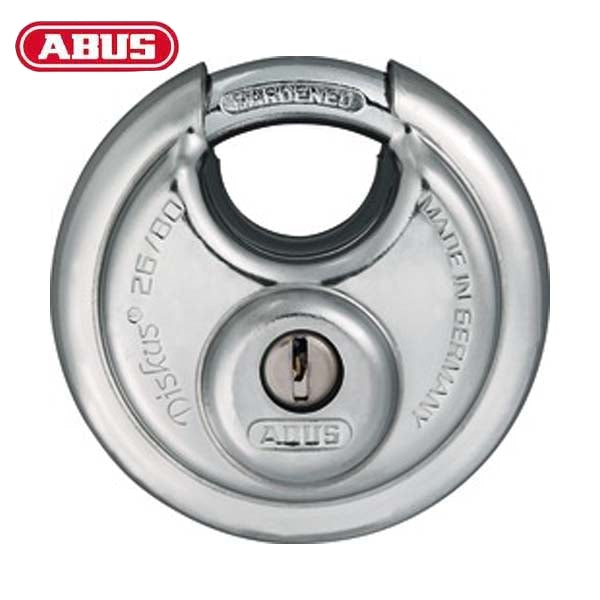 Abus - 26510 Padlock 26/80 Optional Keying Locks & Cylinders