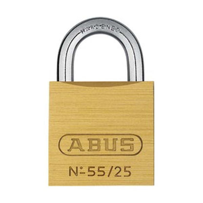 Abus - 55311 Padlock Brass 55/25 Kd Keyed Different Locks & Cylinders
