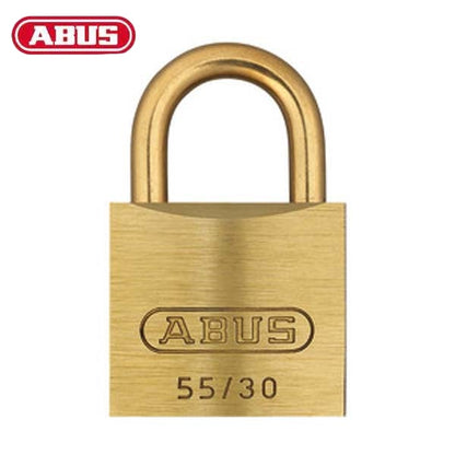Abus - 55806 Padlock Brass 55Mb/30 Optional Keying Number Of Locks & Cylinders