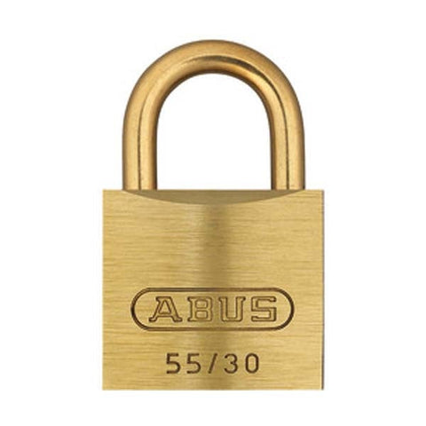 Abus - 55806 Padlock Brass 55Mb/30 Optional Keying Number Of Locks & Cylinders