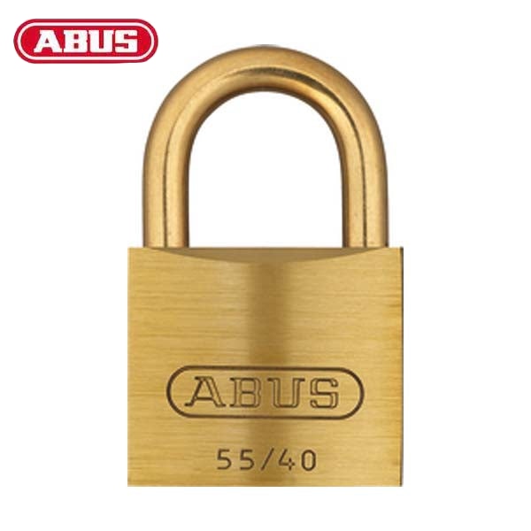 Abus - 55856 Padlock Brass 55Mb/40 Optional Keying Number Of Locks & Cylinders