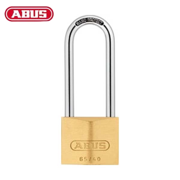 Abus - 65641 Padlock Brass 65/40Hb63 Optional Keying Locks & Cylinders