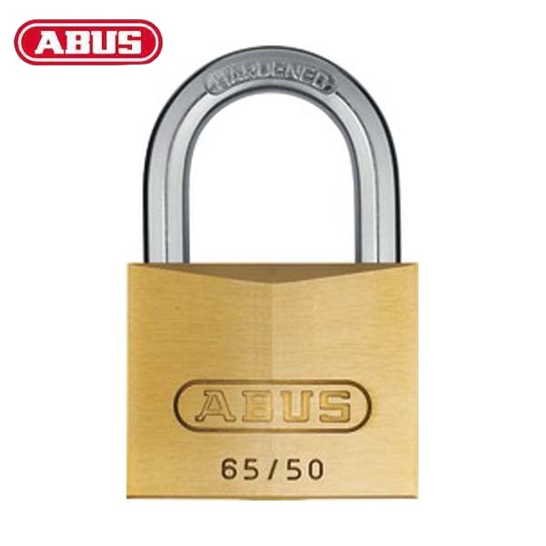 Abus - 65811 Padlock Brass 65/50 Kd Keyed Different Locks & Cylinders