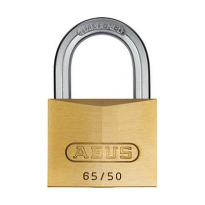 Abus - 65811 Padlock Brass 65/50 Kd Keyed Different Locks & Cylinders