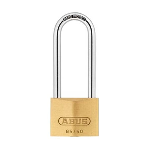 Abus - 65861 Padlock Brass 65/50Hb80 Kd Keyed Different Locks & Cylinders