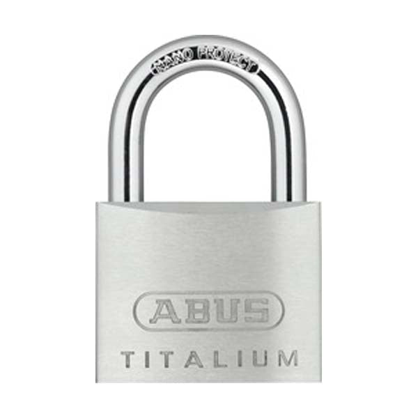 Abus - 65984 Padlock 64Ti/50 Optional Keying Locks & Cylinders