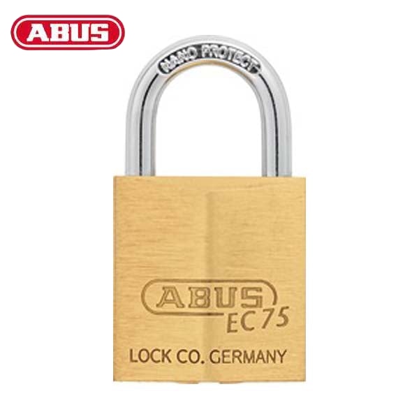 Abus - 75100 Padlock Brass 75/30 Optional Keying Locks & Cylinders