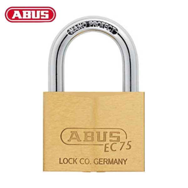 Abus - 75190 Padlock Brass 75/60 Optional Keying Locks & Cylinders