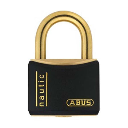 Abus - 85611 Padlock Brass T84Mb/40 Blue Optional Keying Finish Locks & Cylinders