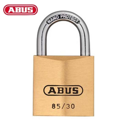 Abus - 87415 Padlock Brass 85/30 Optional Keying Locks & Cylinders