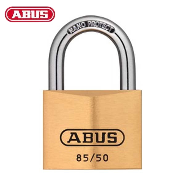 Abus - 87815 Padlock Brass 85/50 Optional Keying Locks & Cylinders