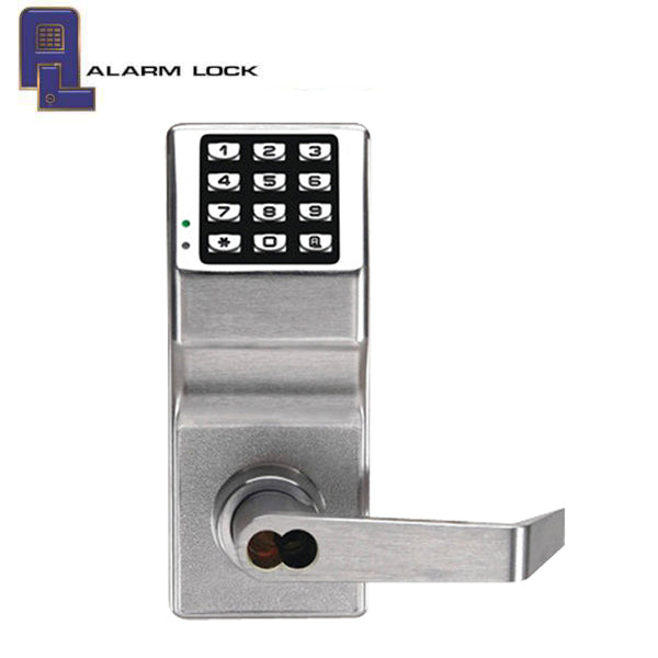 Alarm Lock Trilogy - DL2700LD - Trilogy T2 - Digital Keypad Lock Lever Set - Lockdown Function -Weatherproof - SFIC -26D - Satin Chrome - Grade 1 - UHS Hardware