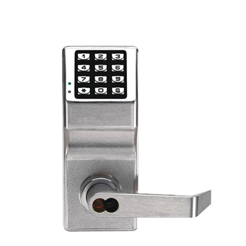 Alarm Lock Trilogy - DL2700LD - Trilogy T2 - Digital Keypad Lock Lever Set - Lockdown Function -Weatherproof - SFIC -26D - Satin Chrome - Grade 1 - UHS Hardware