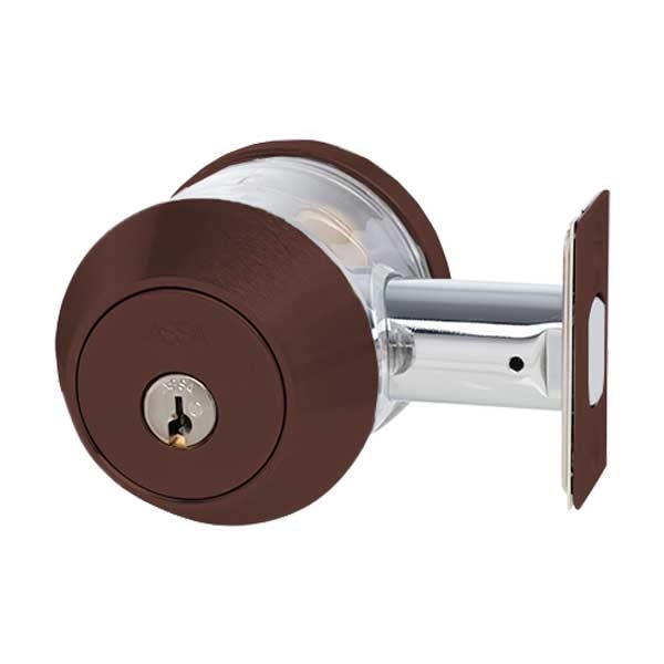 ASSA - 7000 Series - MAX+ Double Cylinder Deadbolt with Security Guard - 624 - Dark Oxidized Bronze - Grade 1 - UHS Hardware