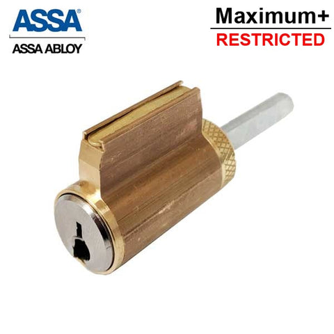 ASSA - MAX+ / Maximum + Security Restricted KIK Cylinder - 626 - Satin Chrome - UHS Hardware