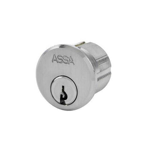 ASSA - MAX+ / Maximum + Security Restricted Mortise Cylinder - 1-1/4" - 626 - Satin Chrome - UHS Hardware