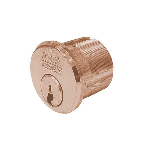ASSA - MAX+ / Maximum + Security Restricted Mortise Cylinder - 1-1/8" - KD - 612 - Satin Bronze - UHS Hardware