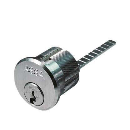ASSA - MAX+ / Maximum + Security Rim Cylinder - Horizontal Tail Piece - 1-1/8" - 626 - Satin Chrome - UHS Hardware