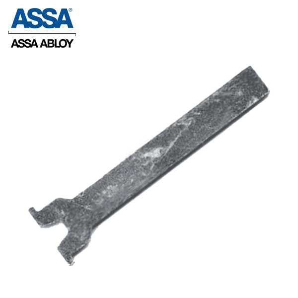 ASSA - MAX+ / Maximum + Security Rim Cylinder - Horizontal Tail Piece - 1-1/8" - 626 - Satin Chrome - UHS Hardware