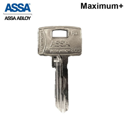 ASSA - MAX+ / Maximum + Security Restricted Key Blank - UHS Hardware