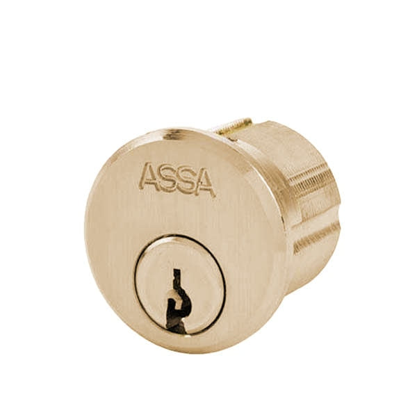 ASSA - MAX+ / Maximum + Security Mortise Cylinder - Adams Rite Cam - 1-1/2" - 612 - Satin Bronze - UHS Hardware