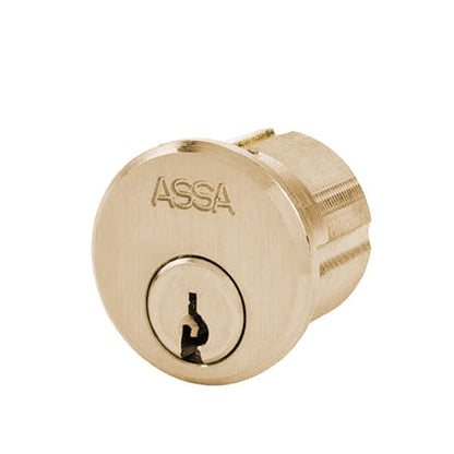 ASSA - MAX+ / Maximum + Security Mortise Cylinder - Adams Rite Cam - 1-1/2" - 612 - Satin Bronze - UHS Hardware
