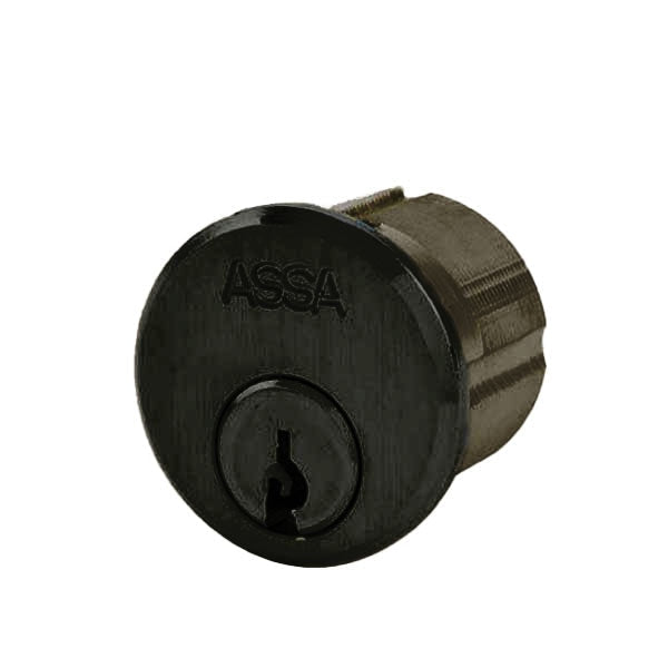 ASSA - MAX+ / Maximum + Security Mortise Cylinder - Adams Rite Cam - 1-1/8" - 624 - Dark Oxidized Bronze - UHS Hardware