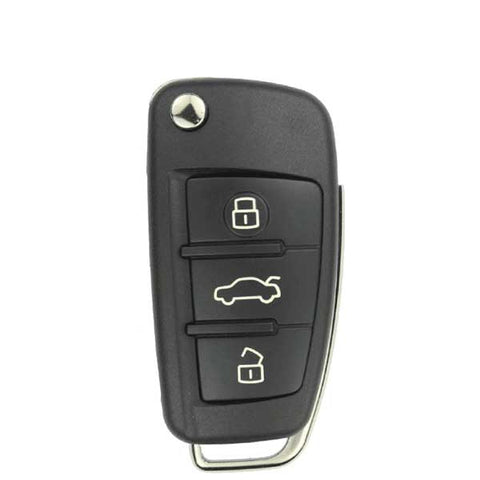 2006-2015 Audi / 3-Button Flip Key / PN: 4F0837220 / IYZ 3314 (RFK-AUD-3314) - UHS Hardware