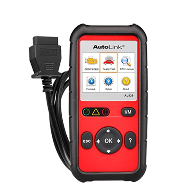Autolink MS309 OBD2 Code Reader - Check Engine Light Diagnostic Scanner With Backlit Display, Turns Off CEL & Checks Readiness