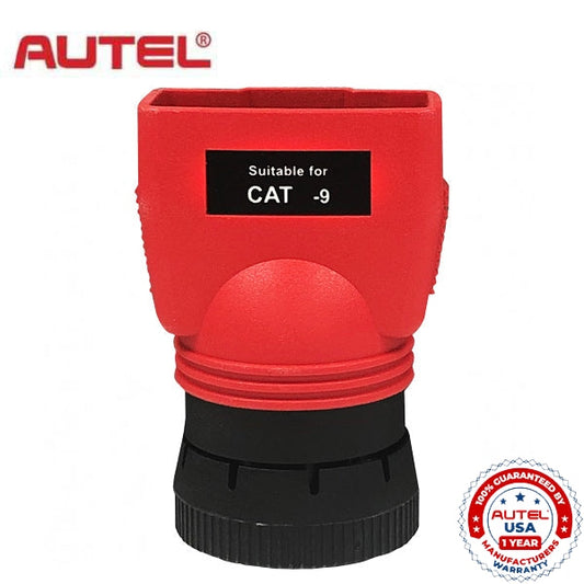 Autel - Caterpillar 9-Pin Adapter For Use With Diagnostic Machines Engines Programming Cable