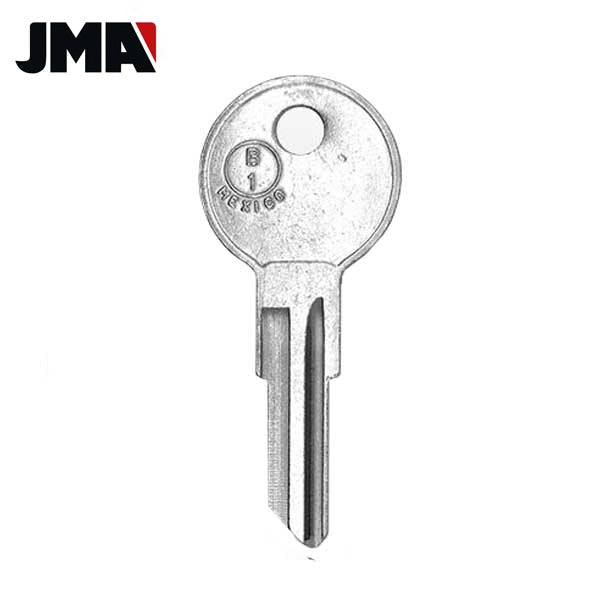 B1 / B2 / H1098M / 1098GM Briggs Cabinet Key Blank (JMA-BS-10) - UHS Hardware
