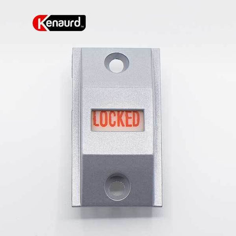 Commercial Storefront Lock Indicator - Anodized Silver - UHS Hardware