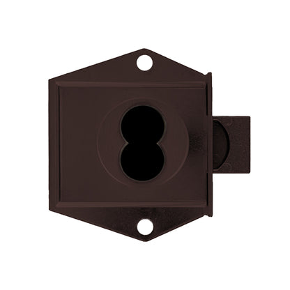 Olympus - 725M - IC Core Mortise Deadbolt Cabinet  Door Lock - BEST SFIC - 1-1/16" to Cylinder Length - Standard Length Bolt - Oil Rubbed Bronze - Optional Handing - Grade 1 - UHS Hardware