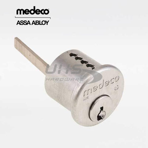 Medeco BiLevel Rim Cylinder - 26 - Satin Chrome - UHS Hardware