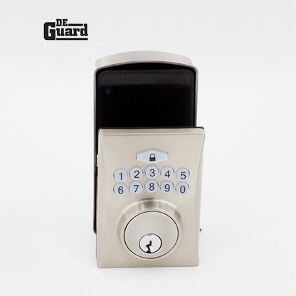 Electronic Keypad Keyed Deadbolt - Grade 3 - Satin Stainless Steel - (SC1/KW1) - UHS Hardware