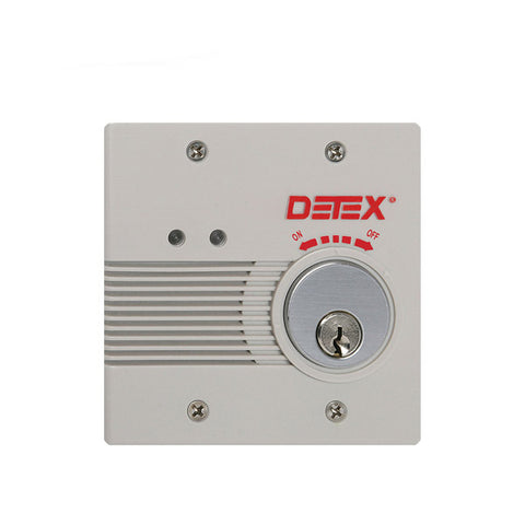 Detex - DTX-EAX-2500SK - Exit Alarm - Surface Mount - Magnetic Switch - Plug-in Transformer - Extended Bypass - 24VDC - UHS Hardware