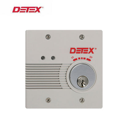 Detex - DTX-EAX-2500SK - Exit Alarm - Surface Mount - Magnetic Switch - Plug-in Transformer - Extended Bypass - 24VDC - UHS Hardware