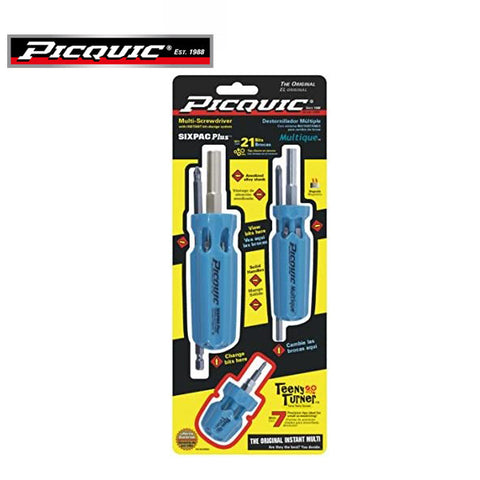 PICQUIC - Carded Combo Pack with Sixpac Plus - 88562 -Multique and Teeny Turner Drivers - UHS Hardware