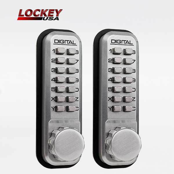 Lockey - 2210-DC - Mechanical Keyless Double Deadbolt Lock - UHS Hardware