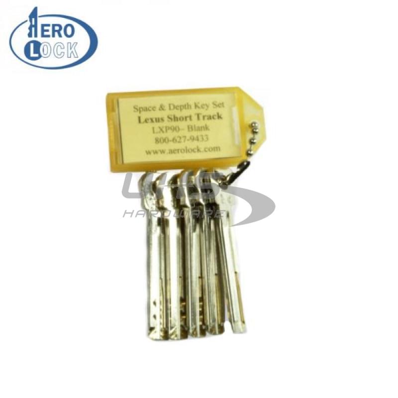 Aerolock Lexus TOY48 (Short) LXP90 Space & Depth Keys (LEX2) - UHS Hardware