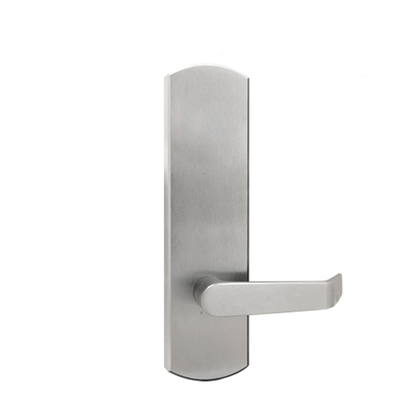 TownSteel - ED5500E  - Escutcheon Lever Exit Trim - 2-3/4 " Backset - for ED5500/ED5600 Exit Devices - Passage Function - Satin Chrome - Grade 1 - UHS Hardware
