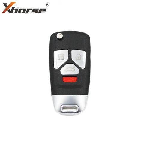 Audi Style / 4-Button Universal Remote Flip Key / VVDI Key Tool (Wireless) - UHS Hardware
