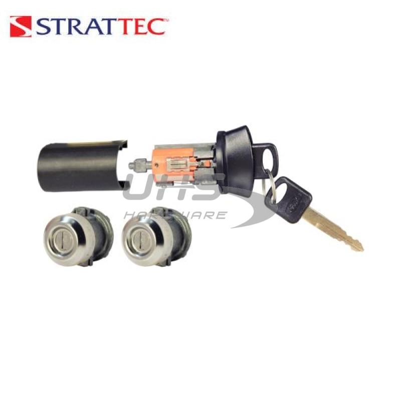 Ford 1996-2007 / Ignition Lock & Door Kit / Coded / 7012802 (Strattec) - UHS Hardware