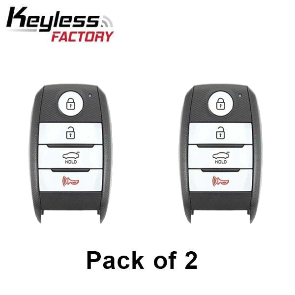 2 x 2017-2018 Kia Forte / 4-Button Smart Key / PN: 95440-A7600 / CQOFN00100 (AFTERMARKET) (Pack of 2) - UHS Hardware