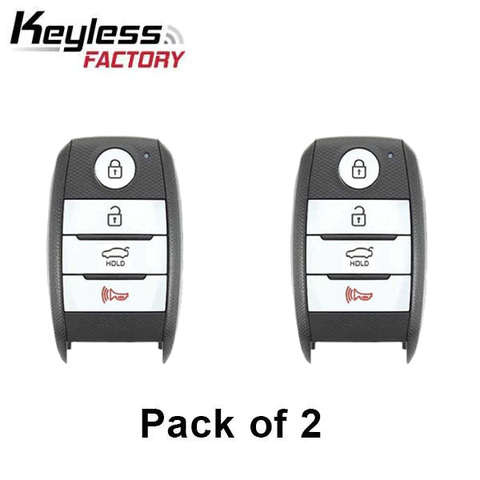 2 x 2017-2018 Kia Forte / 4-Button Smart Key / PN: 95440-A7600 / CQOFN00100 (AFTERMARKET) (Pack of 2) - UHS Hardware