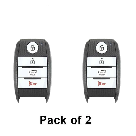 2 x 2017-2018 Kia Forte / 4-Button Smart Key / PN: 95440-A7600 / CQOFN00100 (AFTERMARKET) (Pack of 2) - UHS Hardware