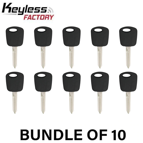 Ford Lincoln Mercury Mazda H72 Transponder Key (4C) (AFTERMARKET) (BUNDLE OF 10) - UHS Hardware