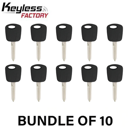 Ford Lincoln Mercury Mazda H72 Transponder Key (4C) (AFTERMARKET) (BUNDLE OF 10) - UHS Hardware
