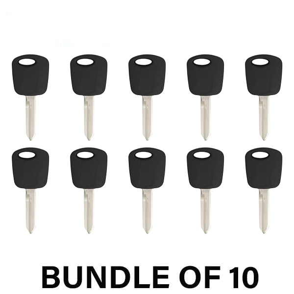 Ford Lincoln Mercury Mazda H72 Transponder Key (4C) (AFTERMARKET) (BUNDLE OF 10) - UHS Hardware