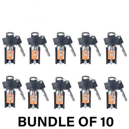 Ford 1996-2020 / 8-Cut / Ignition Lock / LSP Kit / Coded / 707624C (AFTERMARKET) (BUNDLE OF 10) - UHS Hardware